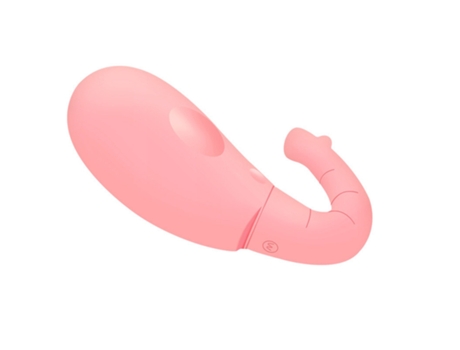 Vibrador de huevo de salto impermeable recargable USB con 8 modos de vibración para mujeres (rosa) VEANXIN