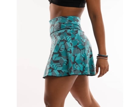 Falda para Mujer FORZA FITNESS Azul para Ténis (XL)