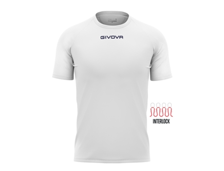 Camiseta de Niños para Fútbol GIVOVA Blanco (2XS)