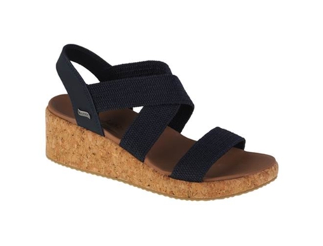 Sandalias SKECHERS Arch Fit Beverlee (Azul Mariño - Tejido -38)