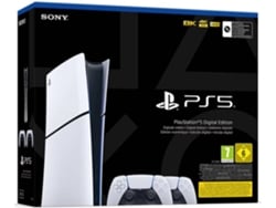 SONY PLAYSTATION Consola PS5 Slim Digital + Dualsense Blanco