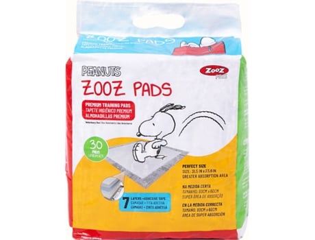 Almohadillas Absorbentes para Perros ZOOZ PETS 30 Unid. (60x80cm)