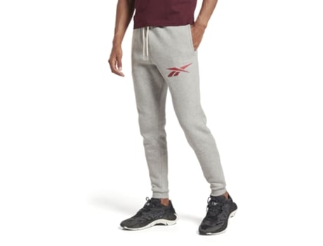 Pantalones de Hombre REEBOK Largo Identity Gris (S)