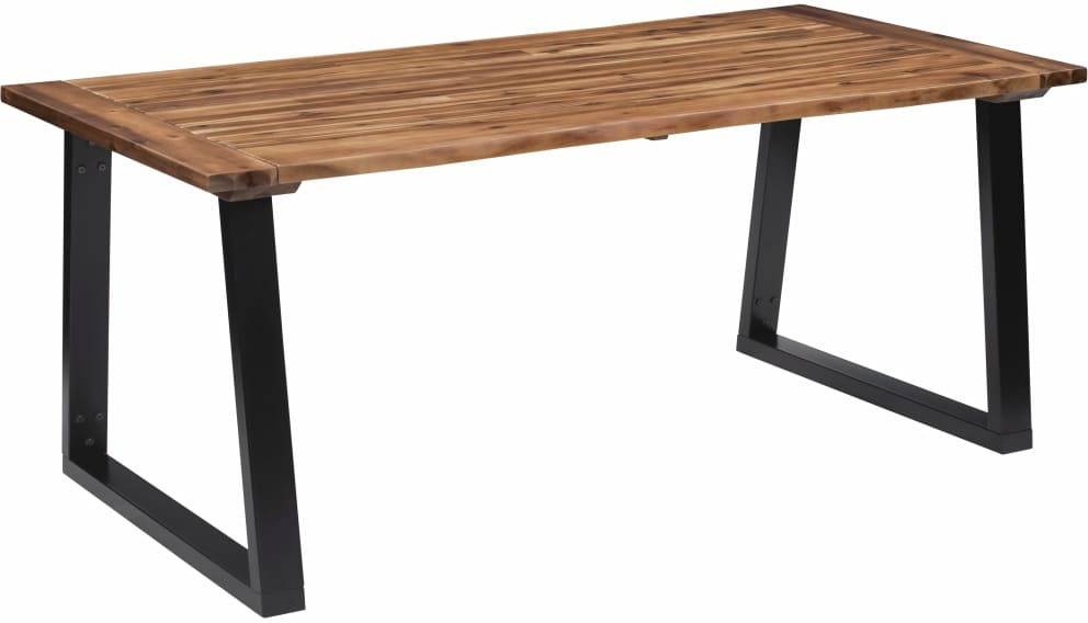 Mesa de Comedor VIDAXL 288068 (Madera de Acacia Maciza - 180x90 cm)