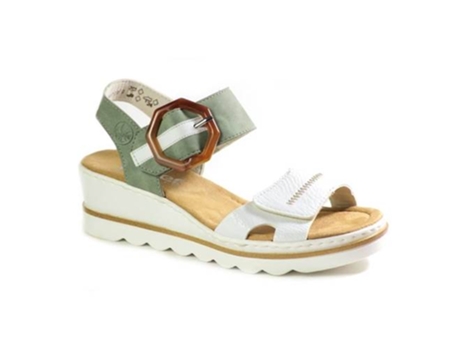 Sandalias RIEKER Mujer (37,0 eu - Blanco)