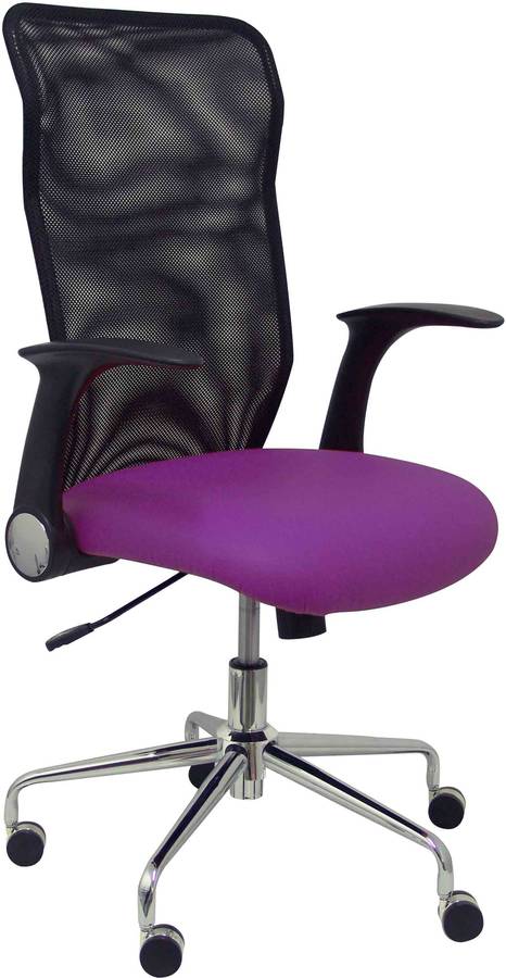 Silla Operativa PYC Minaya Roxo (Brazos Ajustables - Malla)