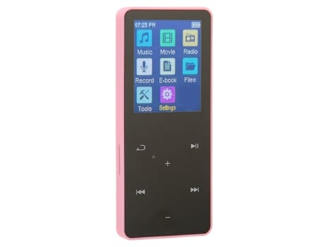 Reproductor MP3 Bluetooth SMANDY JS04 1.8Inch HiFi Loseless 8GB (Rosa)