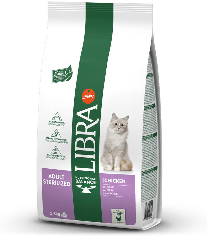 Pienso LIBRA Comida para Gato con Salmón