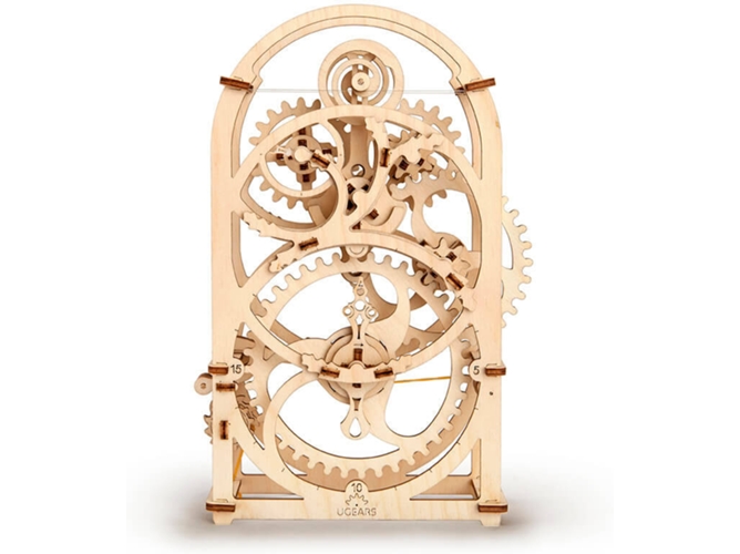 Ugears Temporizador Reloj 3d madera kit sin pegamento multicolor fba70004 puzzle timer maqueta for 20