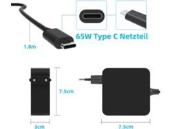 SUNMOSTAR 65W USB C Charger Type C for Lenovo ThinkPad Yoga ASUS HP Huawei Matebook Xiaomi Acer Dell Samsung Google Chromebook Laptops Tablets Power Supply USB