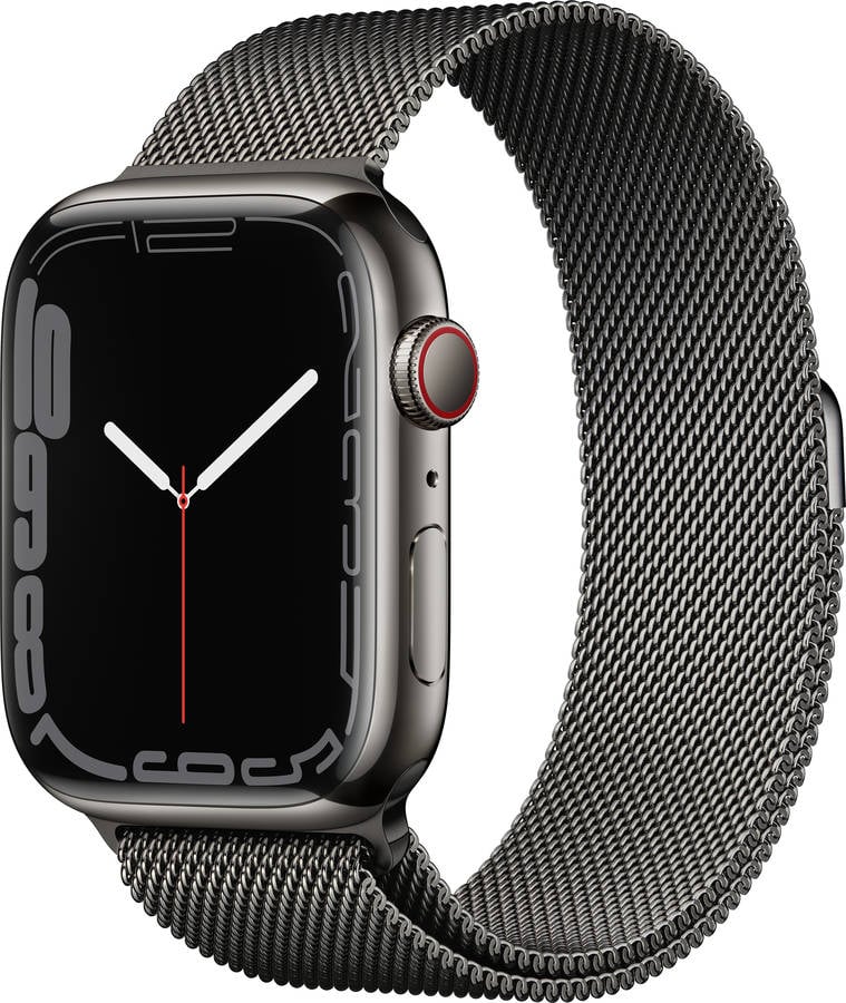 APPLE Watch Series 7 GPS+Cellular 45 mm Grafito con Pulsera Milanese Loop Grafito