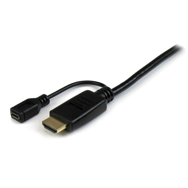 Cable Adaptador de Vídeo STARTECH HD2VGAMM3 0.9m VGAHDMI + Micro-USB