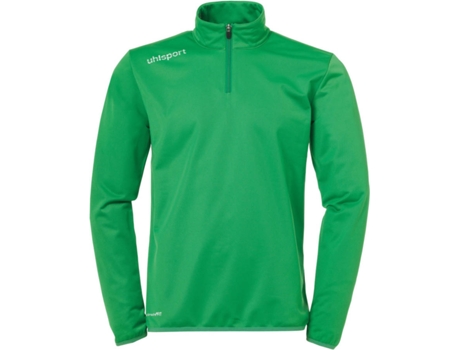 Chaqueta 1/4 Zip Niños UHLSPORT Essential (Verde, Blanco - 14 Años)