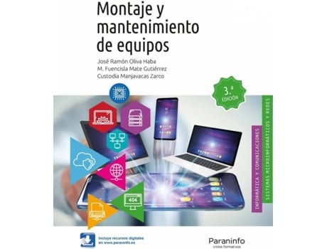 Montaje Y Mantenimiento de equipos 3. ª tapa blanda libro grado medio. ciclos formativos autores