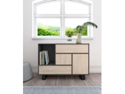 Conjunto Muebles de Salón SKRAUT HOME Melamina Marron