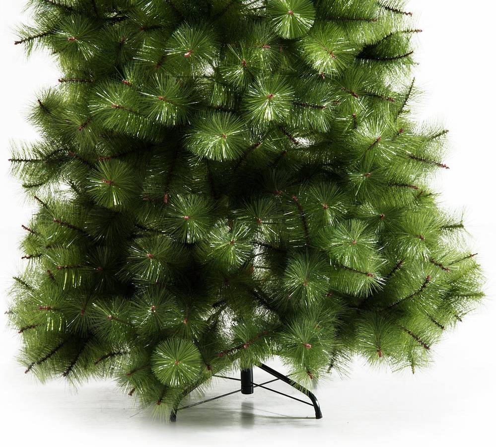 Árbol navideño HOMCOM 830-137 (Metal, PET - Verde - 90x210cm)