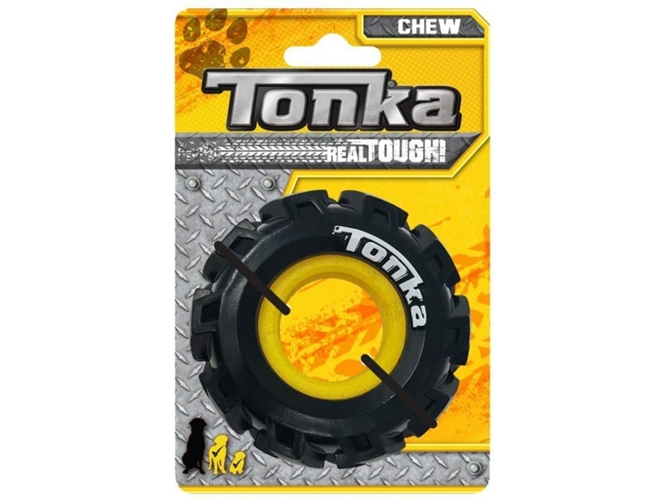 Pelota para Perros TONKA Neumático Sísmico C/Llanta (9cm)