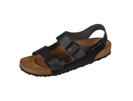 Sandalias BIRKENSTOCK Milano Marrón, Negro (Tam: 39.0 eu)