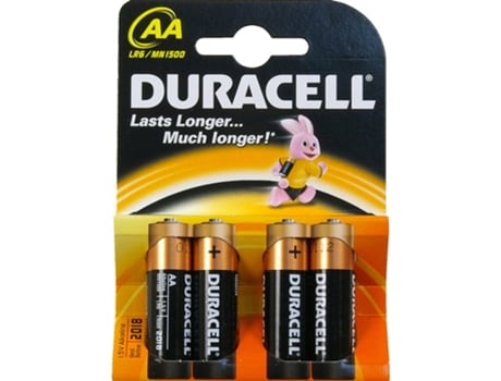 Pilas Alcalinas DURACELL AA-LR6-BL4