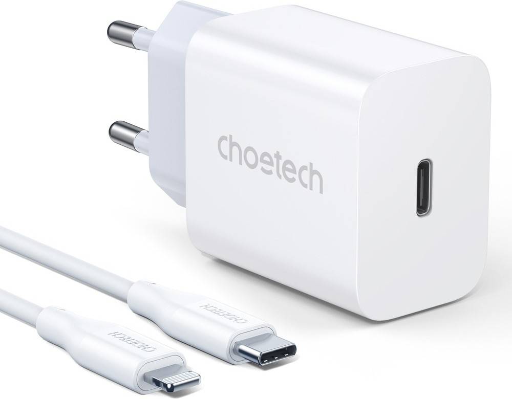 Cable CHOETECH Pd5005 (USB 20W - 1.2 m - Blanco)