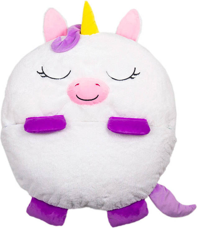 Peluche DORMI LOCOS Unicornio Blanco Pequeño (140 cm)