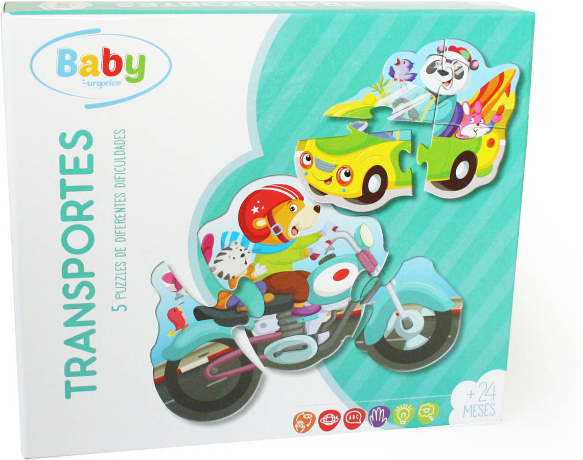 Juego de Mesa EUROPRICE Transportes (Portugués) (Edad Mínima: 3)