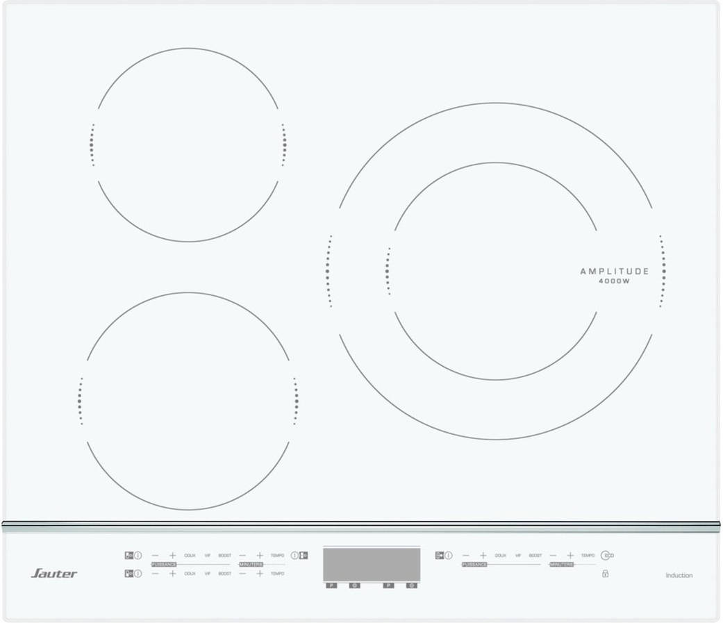 Sauter Spi4360w Hobs blanco integrado con placa de vidrio y 2200 16 60