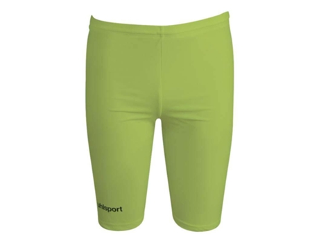 Pantalones Ajustados para Hombre UHLSPORT Malla Corta Distinction Colors Verde para Fútbol (XL)