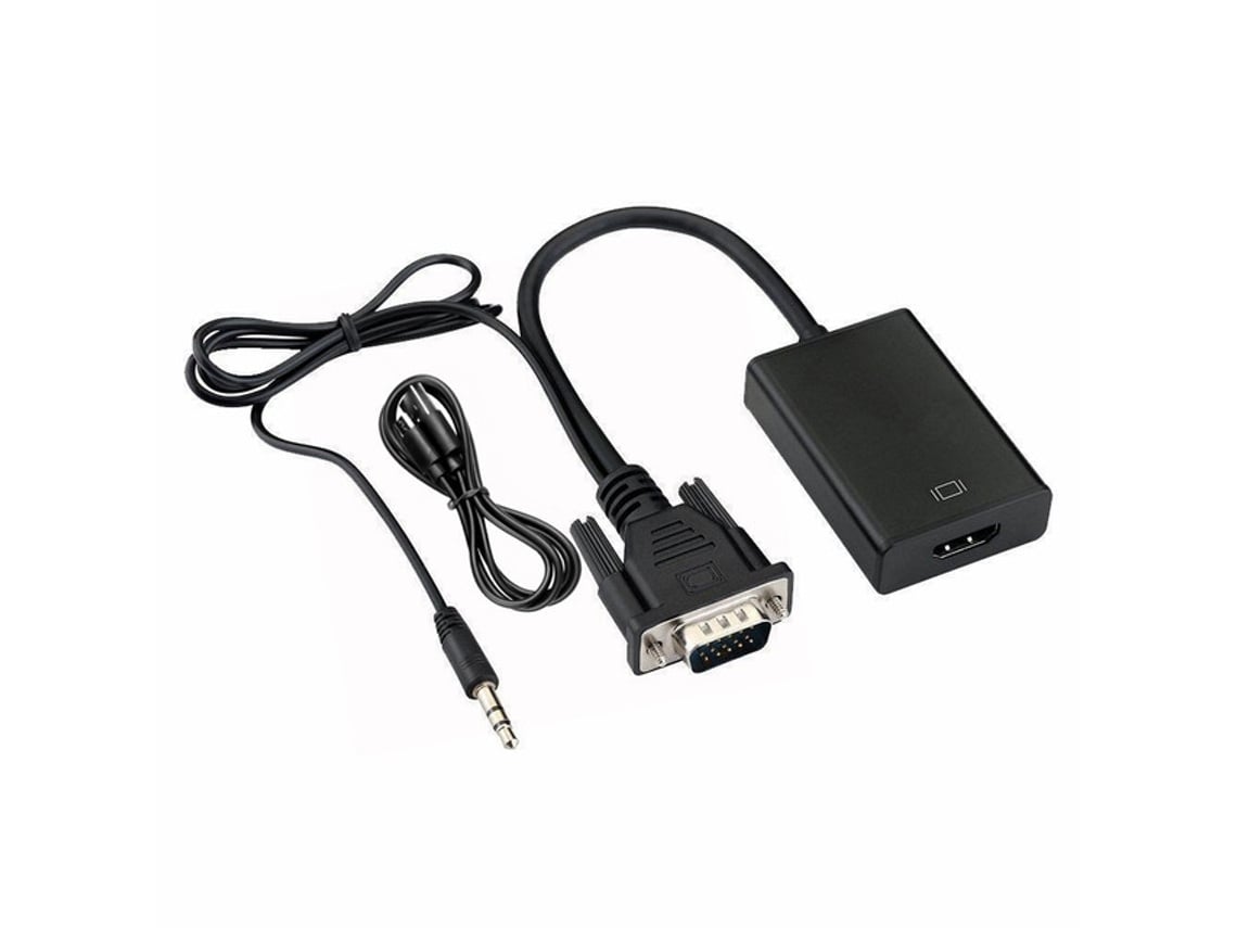 Convertidor Vga Hdmi Con Audio Full Hd 1080p Oferta!