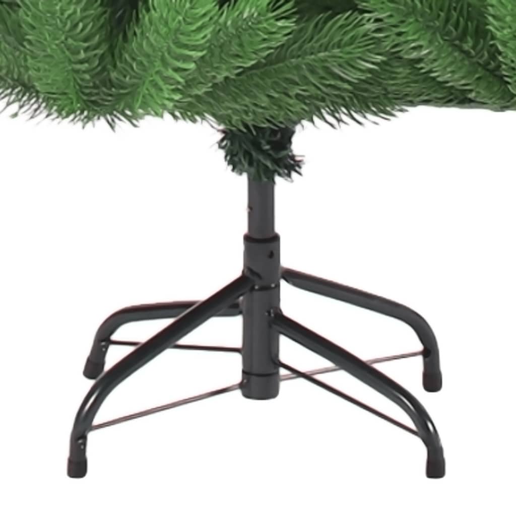 Árbol De Navidad artificial nordmann fir led verde 180 cm vidaxl con luces y 144x18