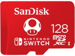 Tarjeta de Memoria Micro SDXC SANDISK Nintendo Switch (128 GB - 90 MB/s)