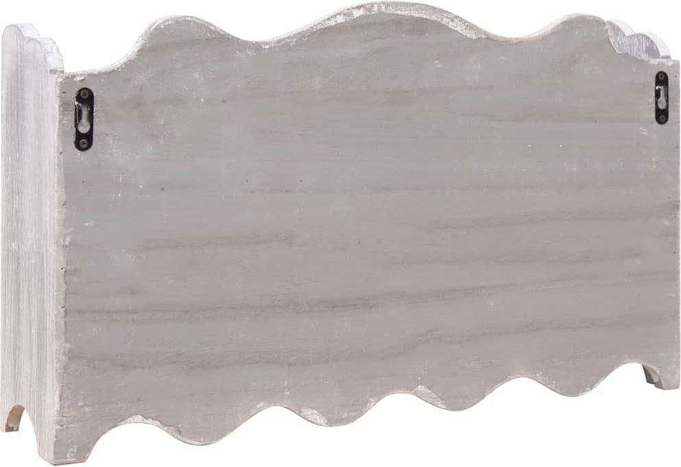 Perchero VIDAXL (Gris - Madera - 50 x 10 x 30 cm)