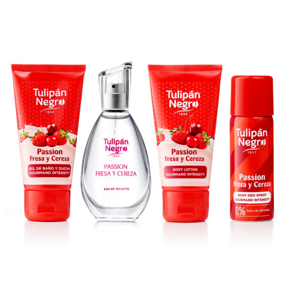 Estuche Gourmand Fresa Y Cereza TULIPAN NEGRO