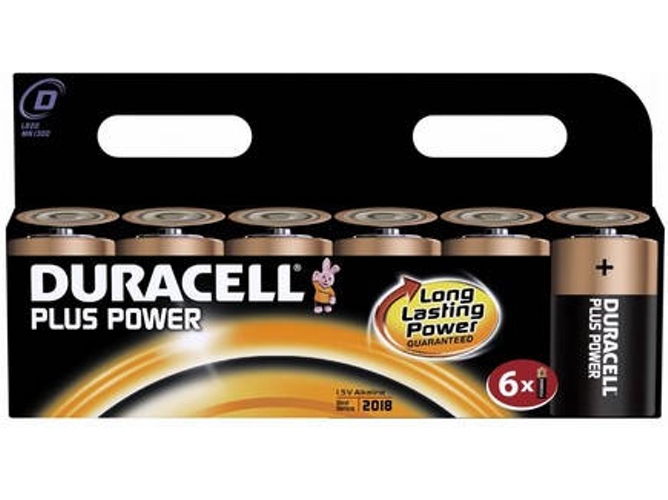 Pilas DURACELL 6x D 1.5V