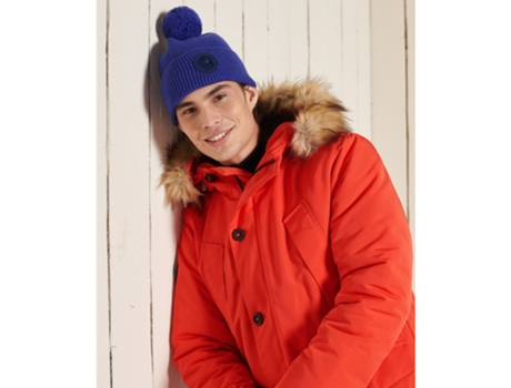 Parka para Hombre SUPERDRY (M - Poliéster - Naranja)