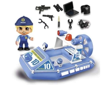 Pinypon Famosafeber Action lancha de policia 3 años 19 x 12 9.5 1