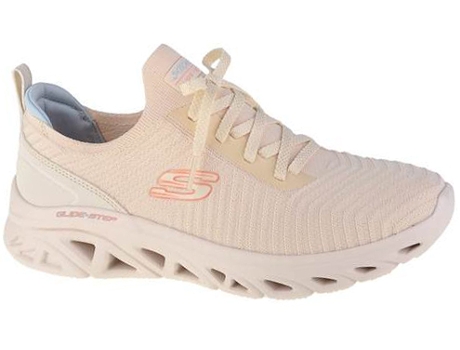 Zapatillas Deportivas SKECHERS ( Beige -Tejido -41)