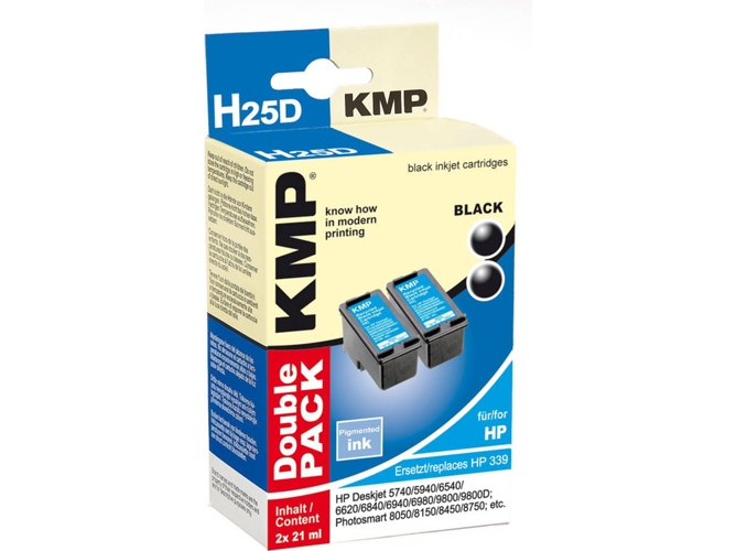 Cartuchos de tinta KMP H25D