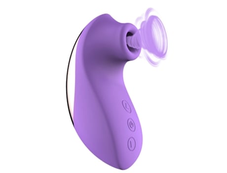 Vibrador de masaje de succión de 10 frecuencias para mujeres (púrpura) VEANXIN