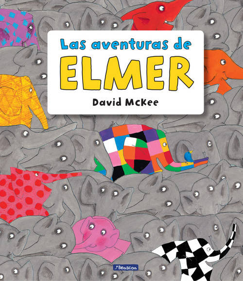 Las Aventuras De elmer libro david mckee español recopilatorio ilustrados tapa dura