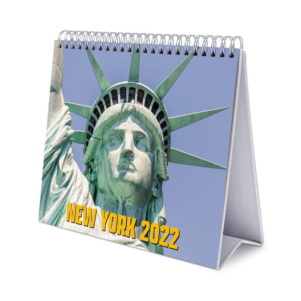 Calendario Escritorio Deluxe 2022 nueva york sobremesa ciudades │ mesa anual oficina erik