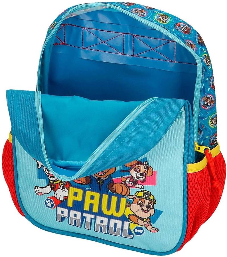 Mochila Escolar Nickelodeon patrulla canina always heroic azul 23x28x10 cm equipaje bolsa de mensajero niños blue