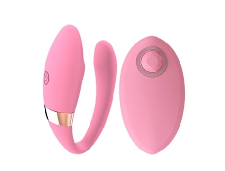 Vibrador de control remoto inalámbrico portátil invisible para mujeres (rosa) VEANXIN