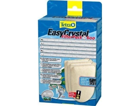 Filtros para Peces TETRA EasyCrystal C600 (Blanco - 3 Un)