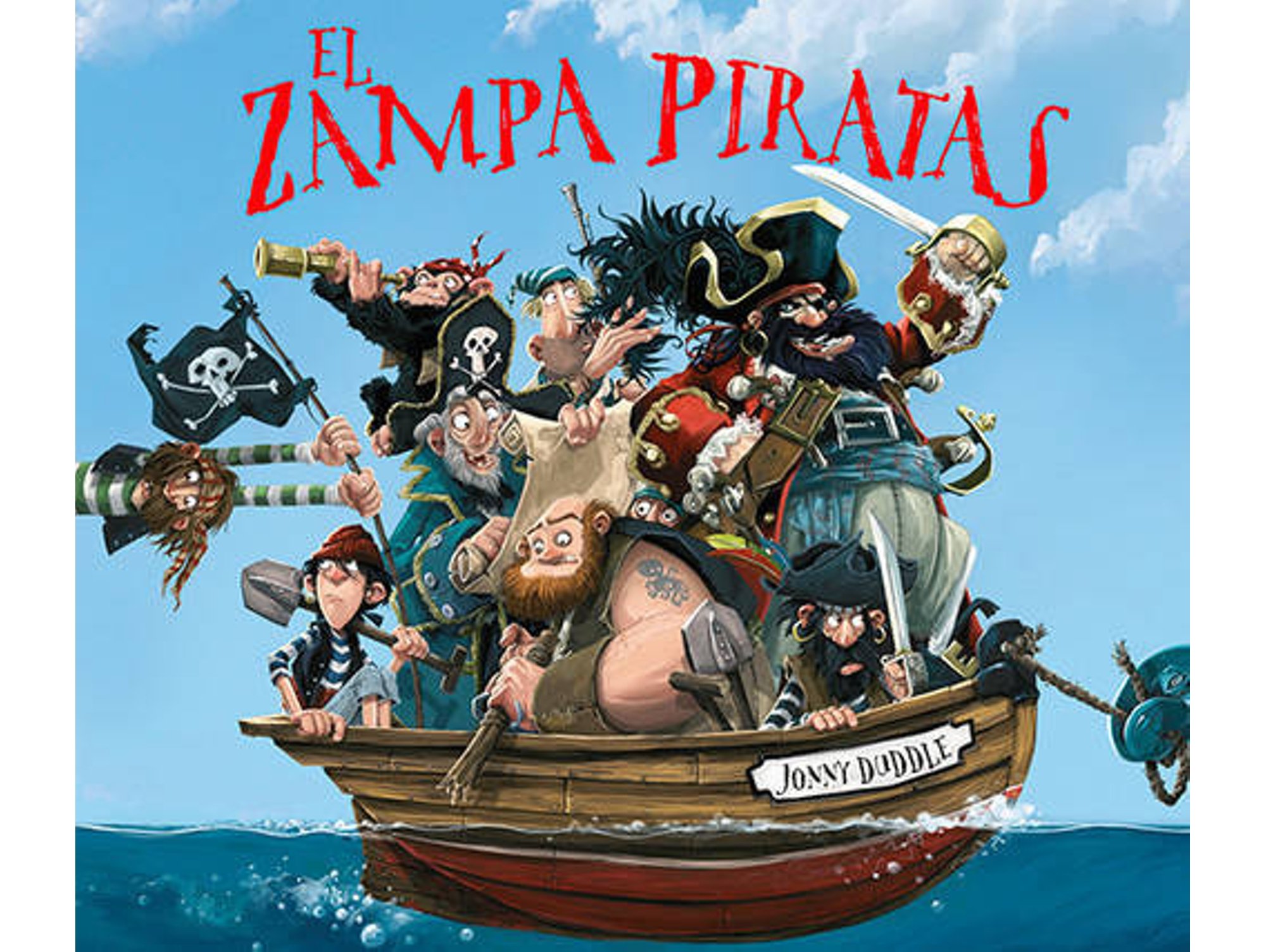 Libro El Zampa Piratas de Jonny Duddle