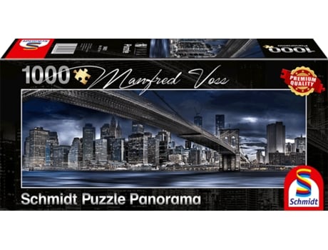 Puzzle SCHMIDT SPIELE New York, Dark Night rompecabezas 1000 pieza(s) Ciudad