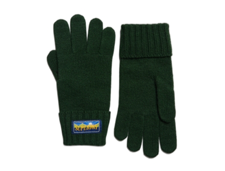 Guantes para Mujer SUPERDRY (M/L - Lana - Verde)