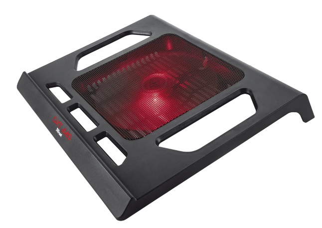 Soporte Cooler TRUST GXT 220 (Universal - Rojo)