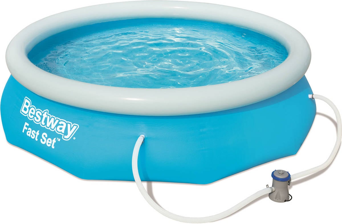 Piscina Hinchable BESTWAY Fast Set Azul (305x76cm)