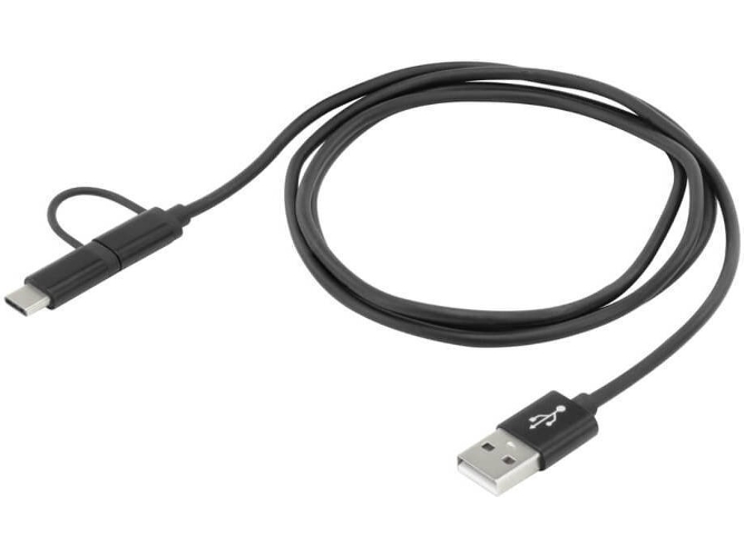 Cable USB ANSMANN (USB - 1.2 m - Negro)